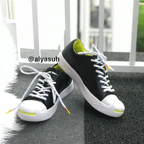 Converse JP Modern LE Black Yellow Shoes Women's AUTHENTIC Size 6.5 158343C - Picture 1 of 8